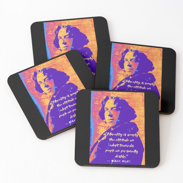 Item preview, Copy of Oscar Wilde quote: “Morality is simply the attitude we adopt towards people we personally dislike.” designed and sold by artbleed.