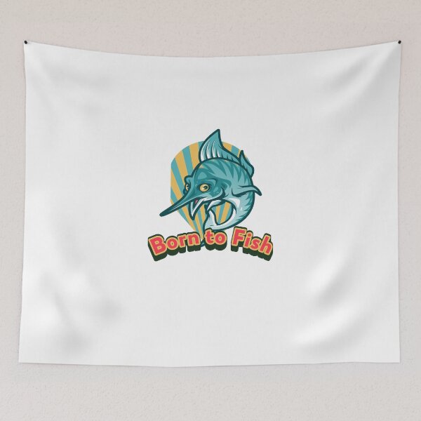 Item preview, Born to Fish designed and sold by Abstractbyreyno.