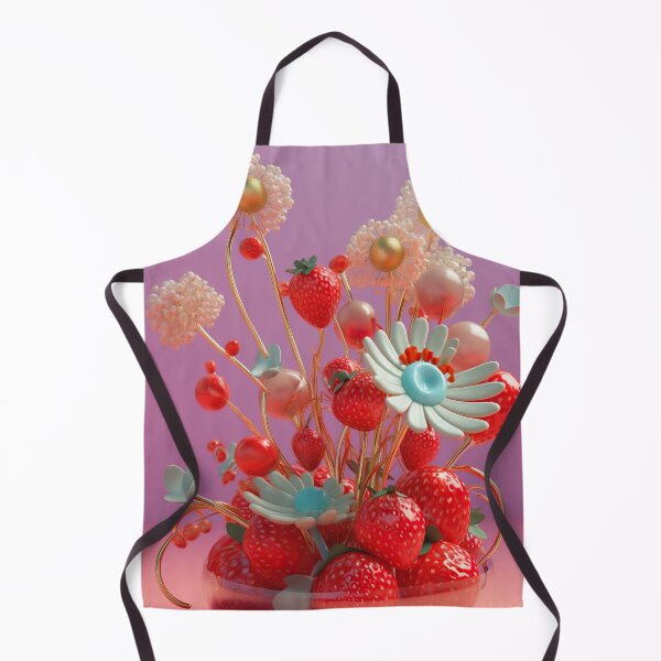 Item preview, Abstract strawberry sculpture designed and sold by PoppinArtFox.