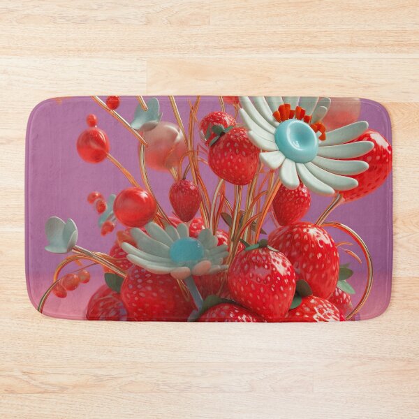 Item preview, Abstract strawberry sculpture designed and sold by PoppinArtFox.