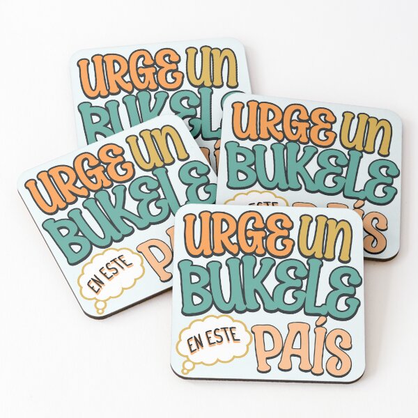 Item preview, Urge un Bukele en Este País Retro Style Design  in Oranges, Green  and Beige Design designed and sold by PatriciaReyes.