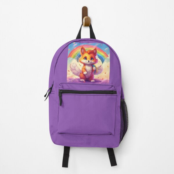 Item preview, Cute colorful rainbow baby fox designed and sold by Earth Nature Creations.