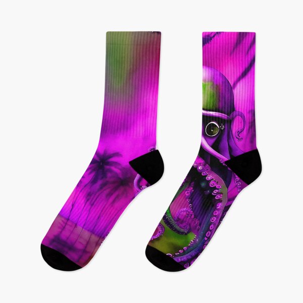 Item preview, Steampunk Octopus Retrofuturism - Lilac and Pink Cephalopod - AI Generated Art 8 of 8 designed and sold by Beachy.