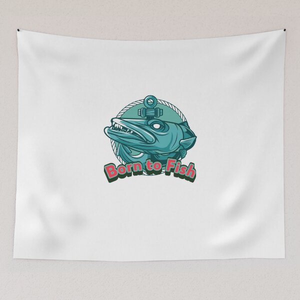 Item preview, Born to Fish designed and sold by Abstractbyreyno.