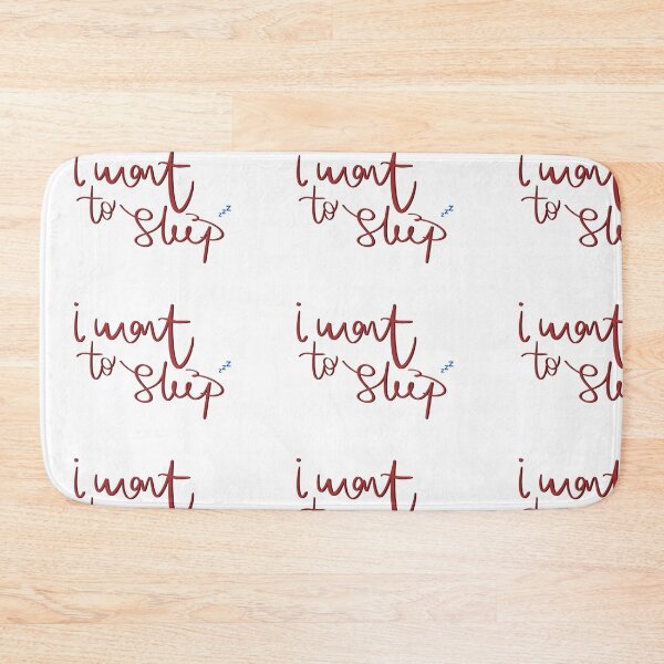 Item preview, I want to sleep designed and sold by Artheticsbyamna.