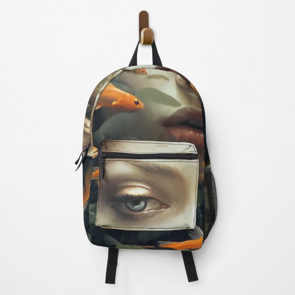 Item preview, Beautiful woman surrounded by gold fish designed and sold by Teniche.