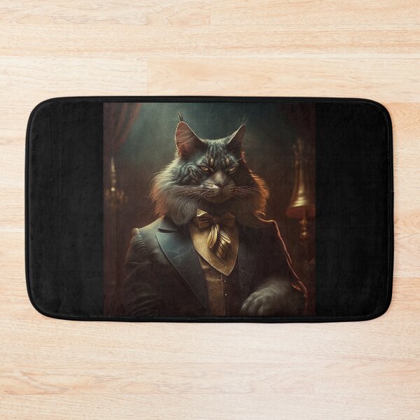Item preview, Vintage style Portrait Gentleman cat - cat lover designed and sold by SameeraDammeyer.
