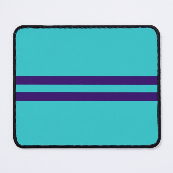 Item preview, Blue stripes against a turquoise background designed and sold by SamJanner.