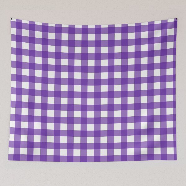 Item preview, Purple and white gingham  designed and sold by LittleBettyMakes.