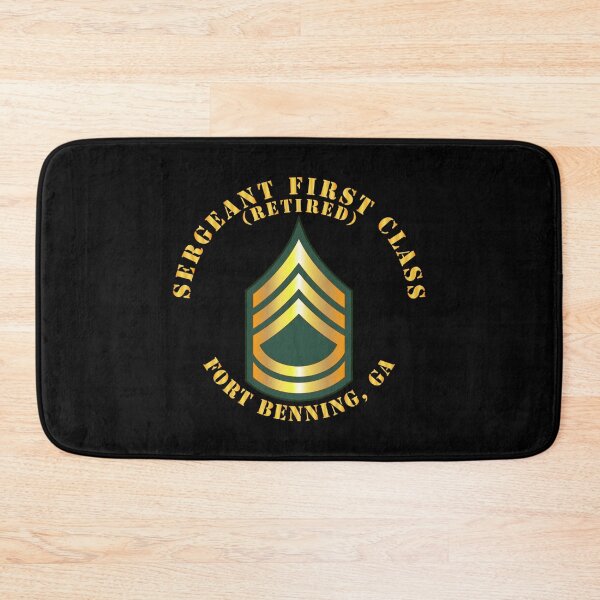 Item preview, Army - Sergeant First Class - SFC - Retired - Fort Benning, GA designed and sold by Military Insignia Products.