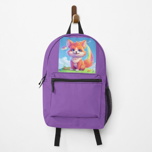 Item preview, Cute colorful rainbow baby fox designed and sold by Earth Nature Creations.