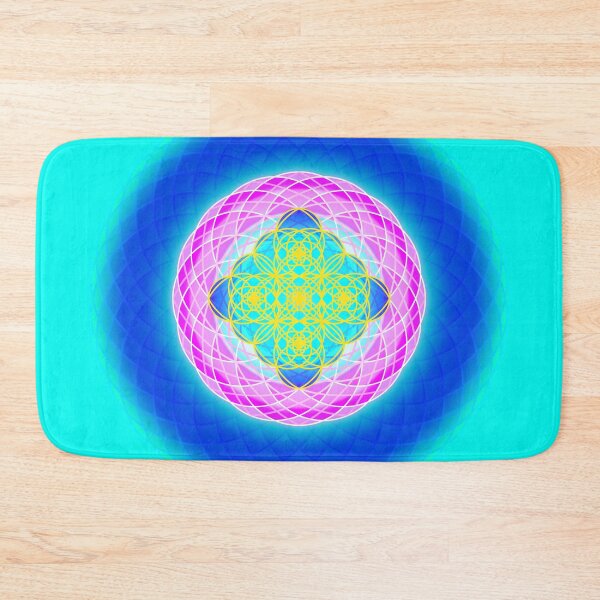 Artikelvorschau, Krysthl Spiral-Quad-Mandala entworfen und verkauft von The Regulated Alchemist.