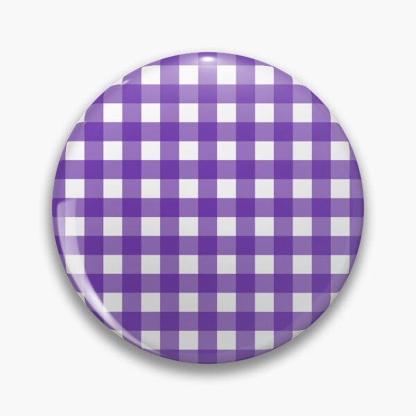Item preview, Purple and white gingham check - small designed and sold by LittleBettyMakes.