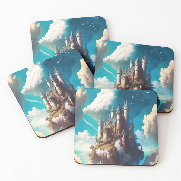 Item preview, Majestic Floating Fortress designed and sold by CanvasDreamland.