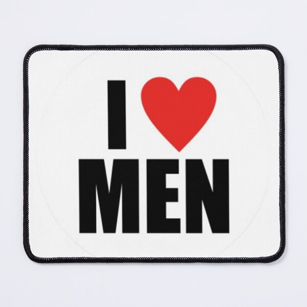 Item preview, i <3 men designed and sold by pandastickers.