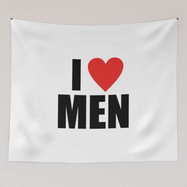 Item preview,  i <3 men designed and sold by pandastickers.