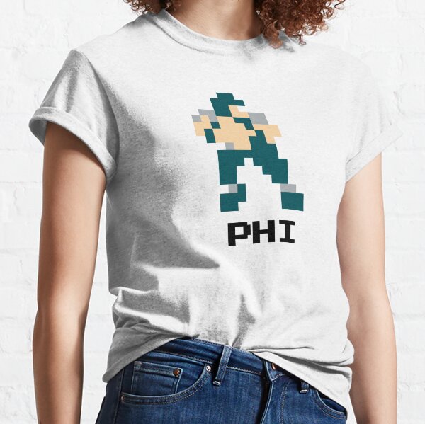 Philadelphia Eagles NFL Football Tee Nintendo Cartridge Tecmo Super Bowl  T-Shirt