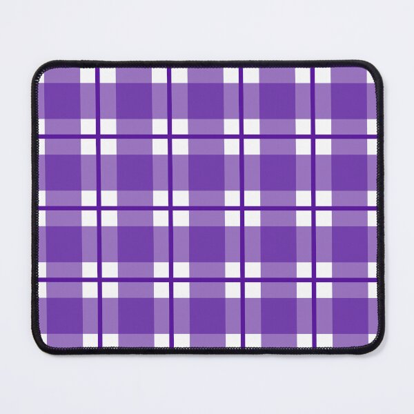Item preview, Purple and white gingham plaid check designed and sold by LittleBettyMakes.