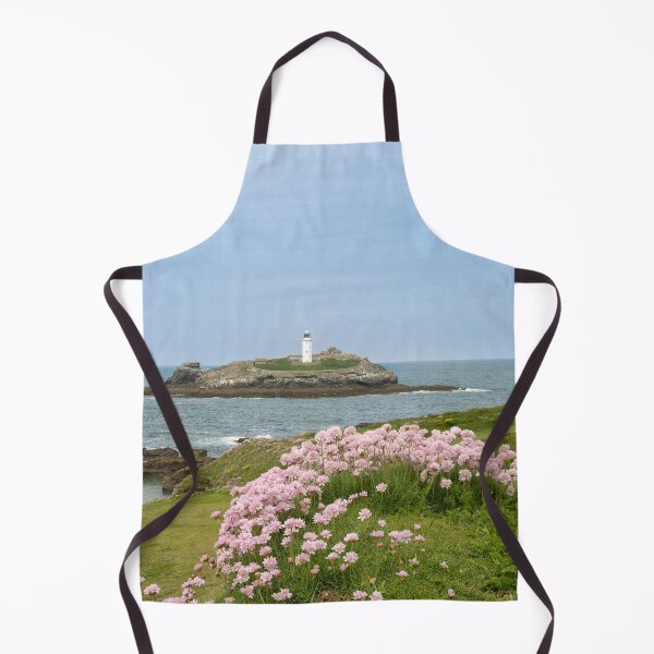 Item preview, Godrevy lighthouse with sea pinks designed and sold by kathleenjean.
