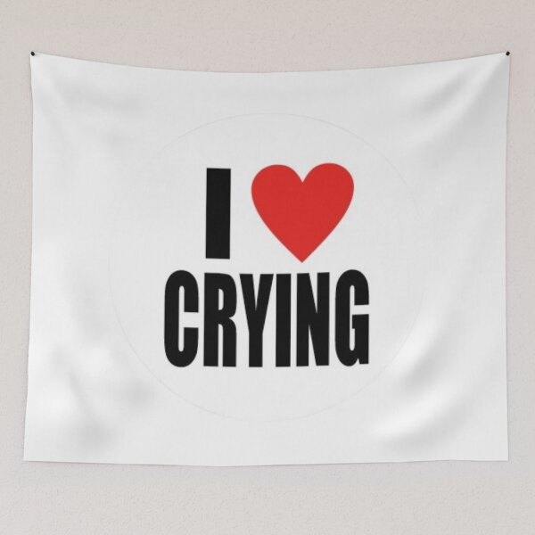 Item preview, i <3 crying designed and sold by pandastickers.
