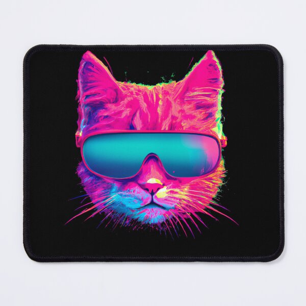 Item preview, Retro Rave Cat designed and sold by MellowGroove.
