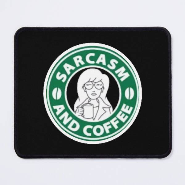 Item preview, Sarcasm and Coffee Premium designed and sold by robmelendez.
