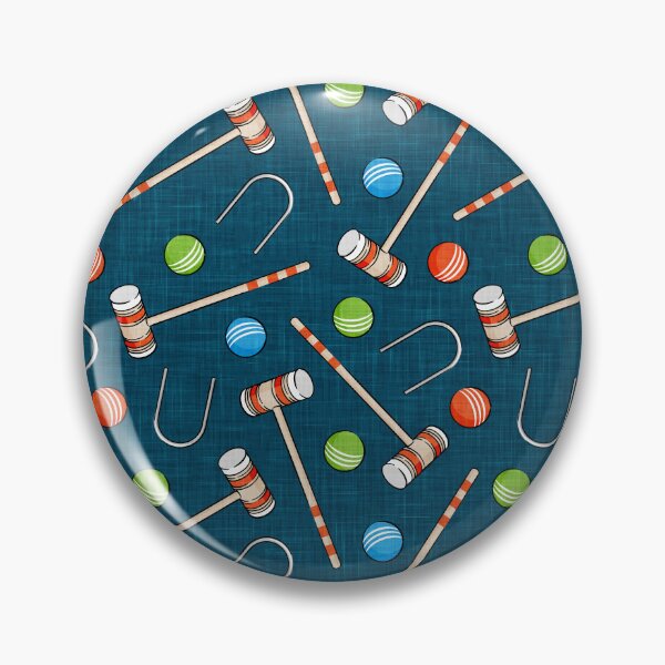 Item preview, croquet set - navy blue designed and sold by littlearrow.