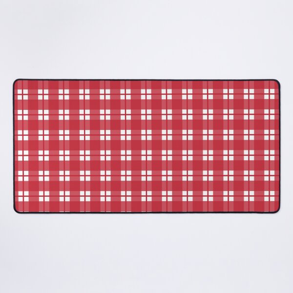 Item preview, Red and white gingham plaid check designed and sold by LittleBettyMakes.
