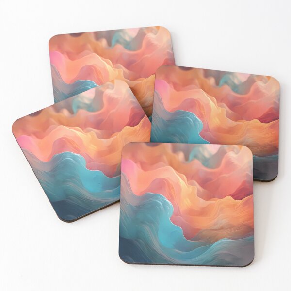 Item preview, Vibrant Abstract Waves II designed and sold by StudioOfAiArts.