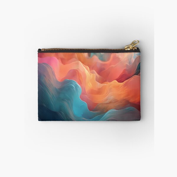 Item preview, Vibrant Abstract Waves II designed and sold by StudioOfAiArts.