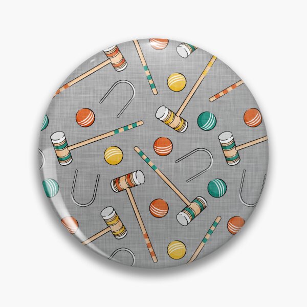 Item preview, croquet set - gray designed and sold by littlearrow.
