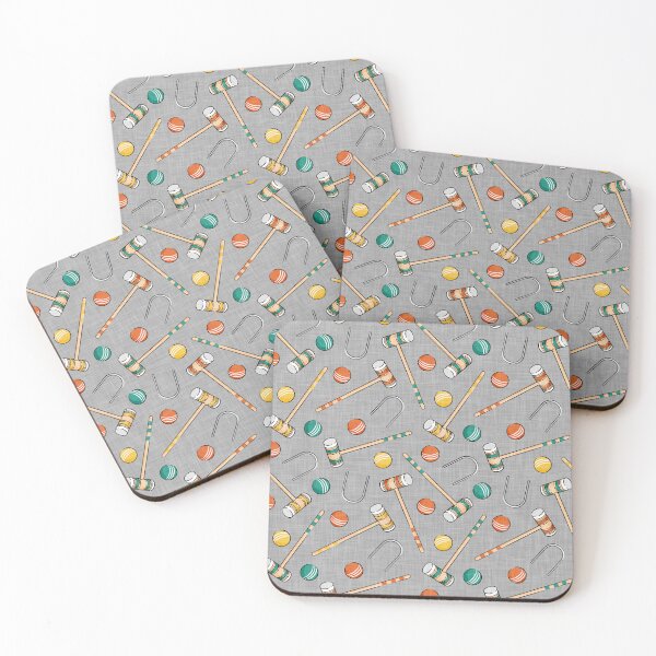 Item preview, croquet set - gray designed and sold by littlearrow.