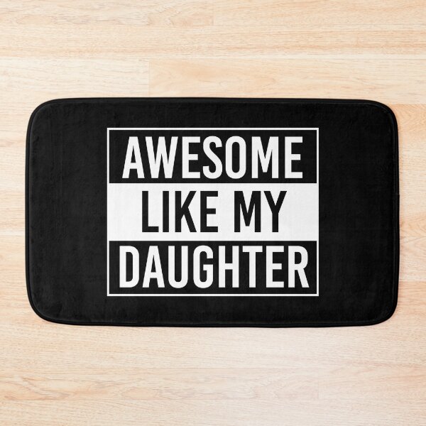 Item preview, Awesome Like My Daughter Shirt. Funny Dad joke Shirt. Father's day Shirt. Funny Dad Sticker. Dad Socks. Gift for Father. Funny Husband Shirt. Gift for him. Papa Shirt. designed and sold by Aknarin Thika.