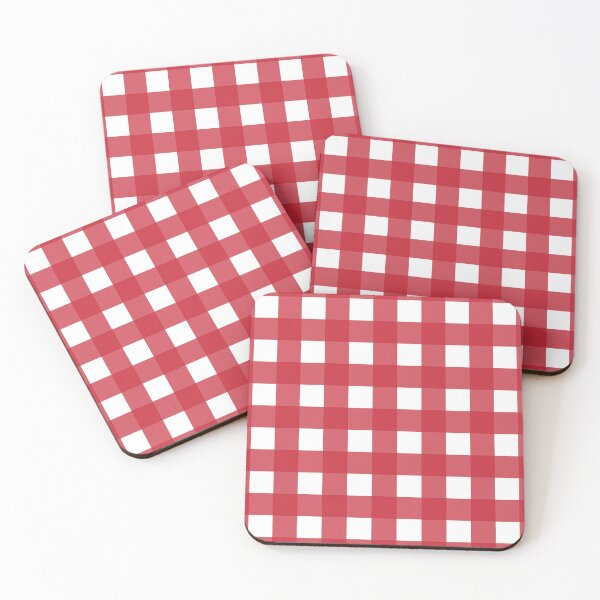 Item preview, Red and white gingham check - small 2 designed and sold by LittleBettyMakes.