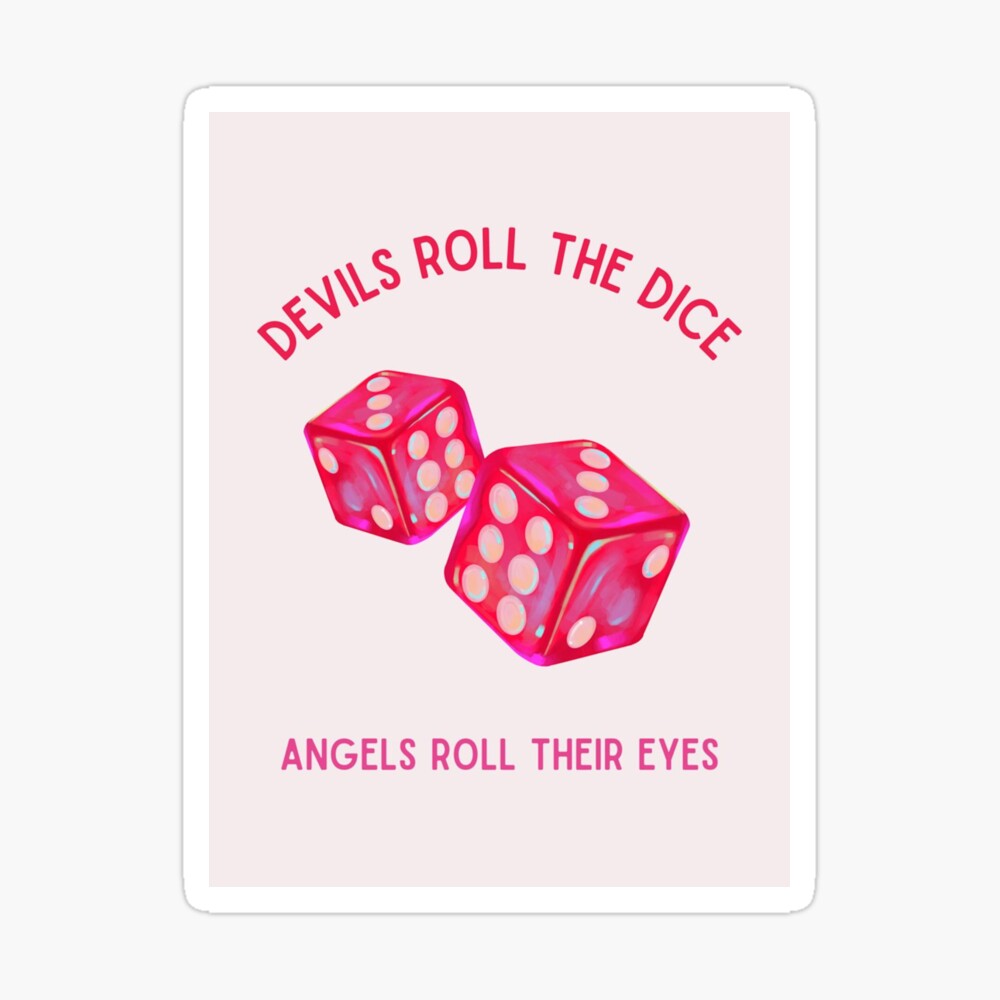 devils roll the dice, angels roll their eyes - taylor swift | iPad Case &  Skin