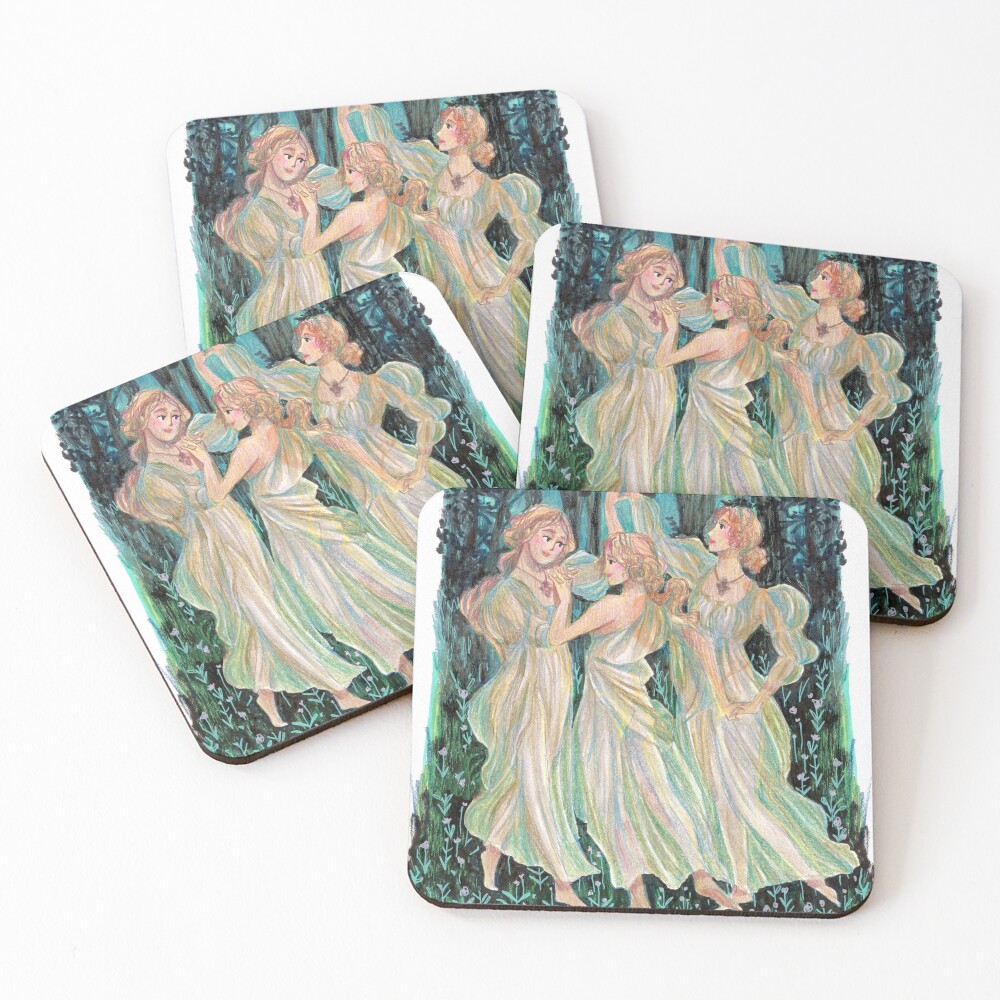 Item preview, Coasters (Set of 4) designed and sold by permare.