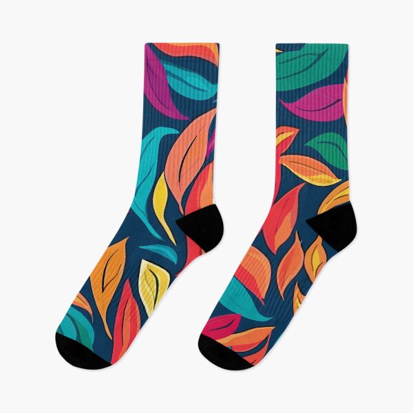 Item preview, Vibrant leaves pattern design designed and sold by SweetWhiskers.