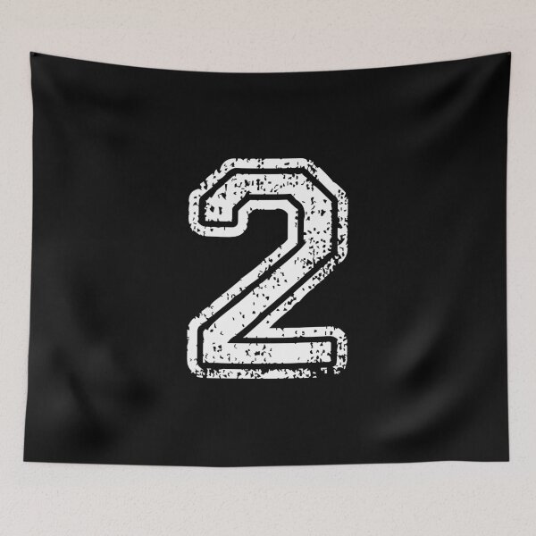 Item preview, #2 Number Two Sports Team T-Shirt White Text designed and sold by SickDesign.