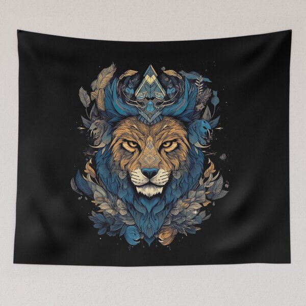Item preview, Majestic lion designed and sold by unknown-places.