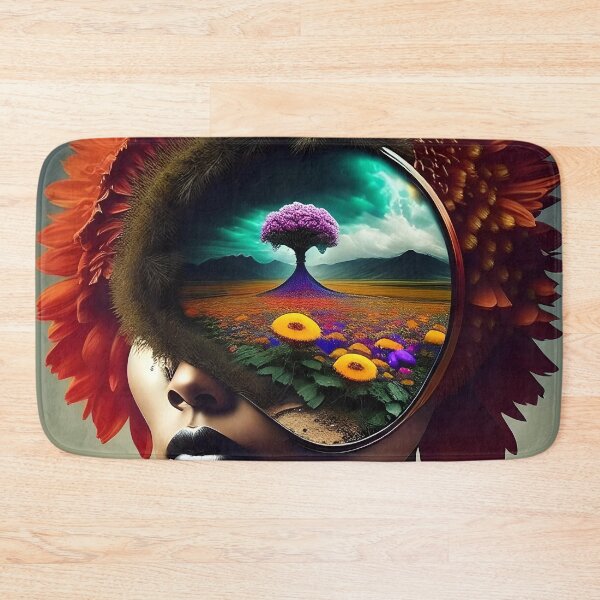 Item preview, Nature Fusion Woman Portrait: Captivating Anomaly of Humanity T Shirt designed and sold by artmanikin.
