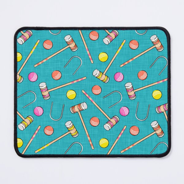 Item preview, croquet set - teal designed and sold by littlearrow.