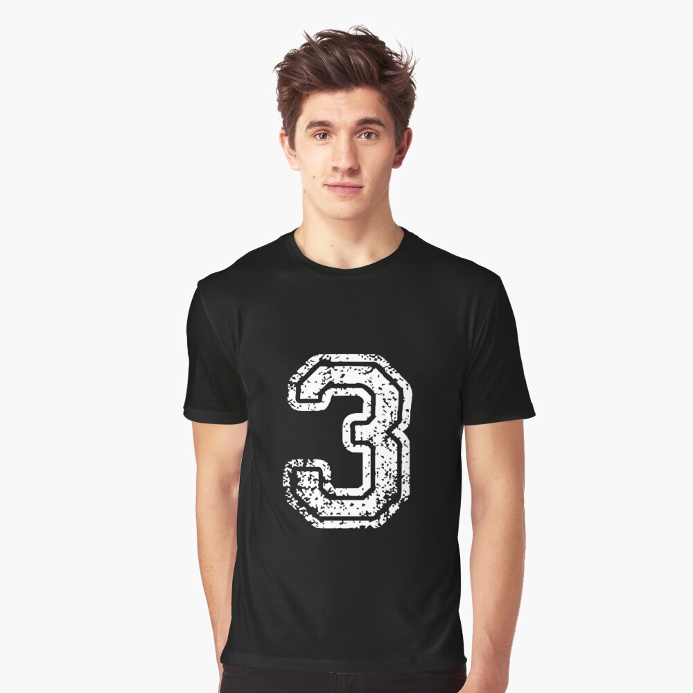 3955797 15268502 sports jersey number 3' Men's T-Shirt