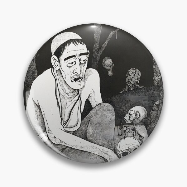 Item preview, Man sitting with skull designed and sold by KristinaNEL.