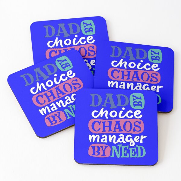 Item preview, Funny Dads Fathers Day Dad By Choice Chaos Manager By Need  designed and sold by fantasticdesign.
