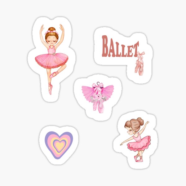 Item preview, Set of cute Ballet dance designed and sold by GiftgaeStyle.