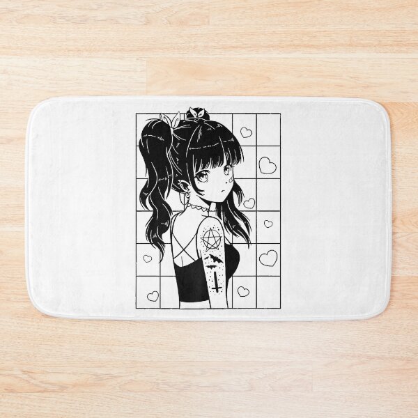 Item preview, Anime girl, young woman, sad. Premium designed and sold by elwoodpoole.