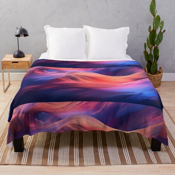 Item preview, Vibrant Abstract Waves IV designed and sold by StudioOfAiArts.