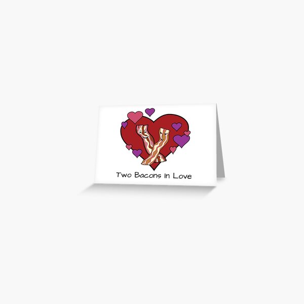 Item preview, Two Bacons In Love designed and sold by FOODGOON.