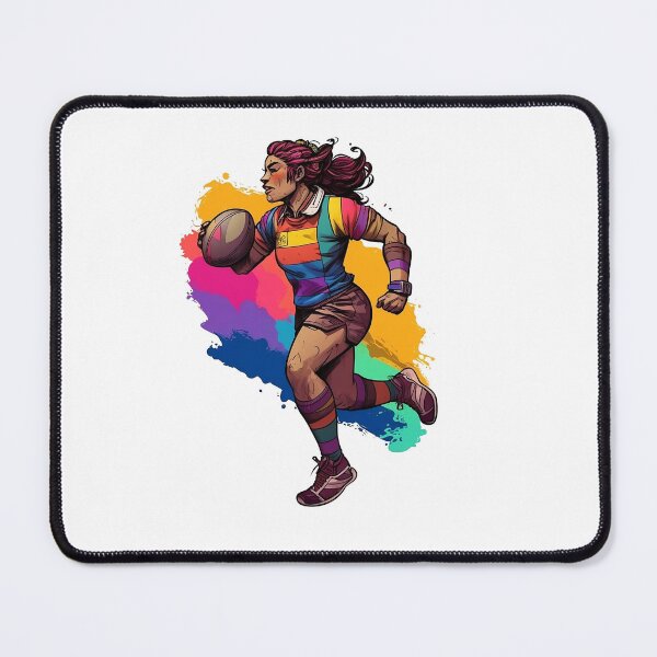 Item preview, Female Gay Rugby Player (no text) designed and sold by The Nerdy Squizzle.