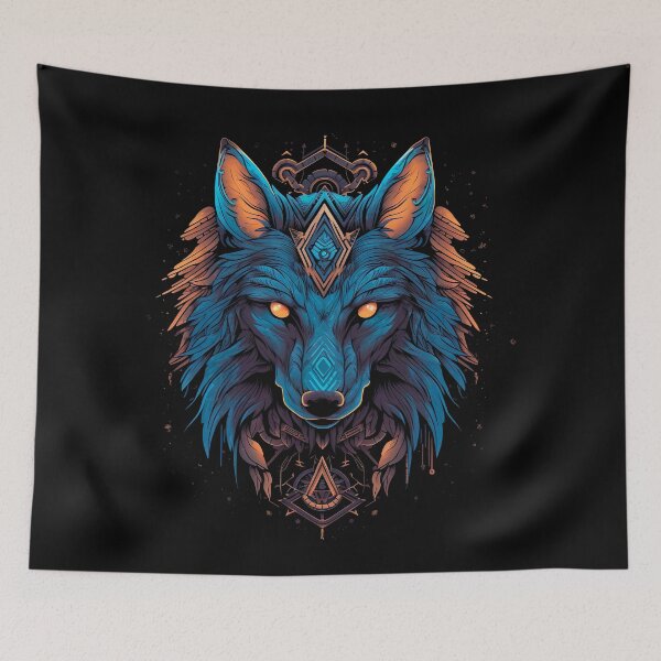 Item preview, Majestic Blue Wolf designed and sold by unknown-places.